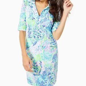 Lilly Pulitzer Quincey dress in Shell of a party size large NWT